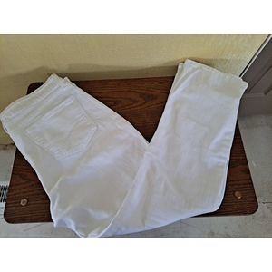 NYDJ White Marilyn Straight Leg Jean